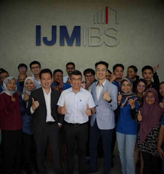 Marcus with the IJM IBS team