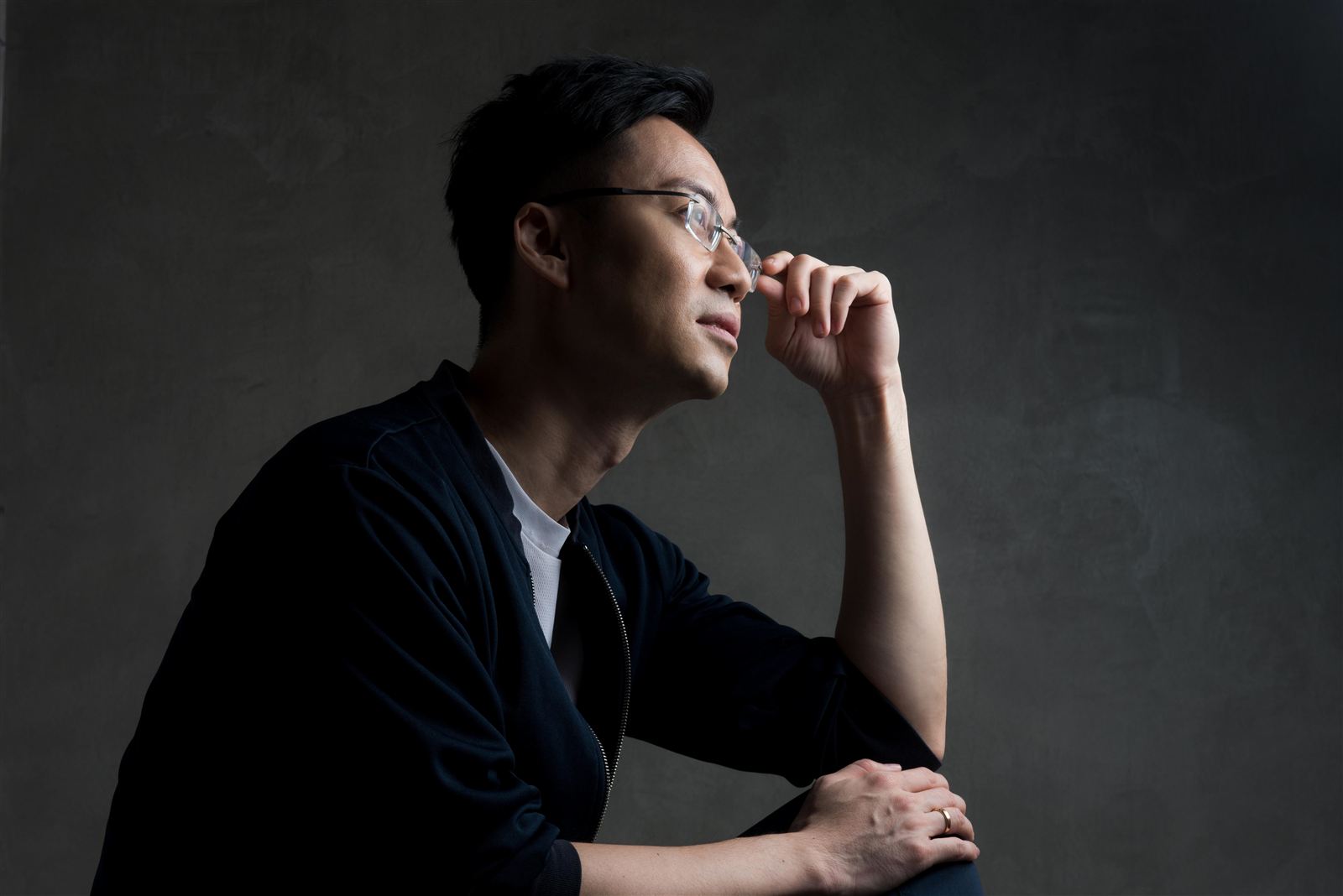 Marcus Teoh in a thoughtful portrait